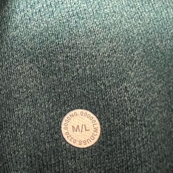 LULULEMON Scuba Oversized 1/2 Zip Hoodie Heathered Desert Teal size M/L - Picture 11 of 11